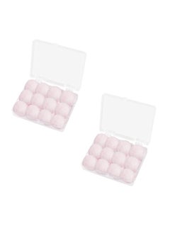 24 Pairs Wax Ear Plugs for Sleeping Noise Cancelling Reusable Wax Earplugs for Swimming Cotton Wool Ear Plugs Ear Plugs for Sleep