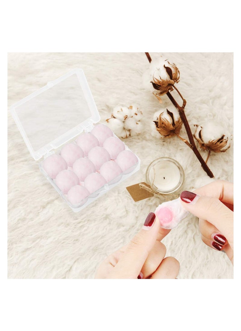 KASTWAVE - 24 Pairs Wax Ear Plugs for Sleeping Noise Cancelling Reusable Wax Earplugs for Swimming Cotton Wool Ear Plugs Ear Plugs for Sleep - Image 1