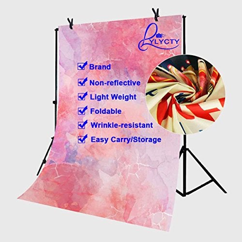 LYLYCTY 5X7ft Millennial Pink Marble Texture Pattern Studio Photography Backdrop Girl Children Party Props LYGE607 - Image 4