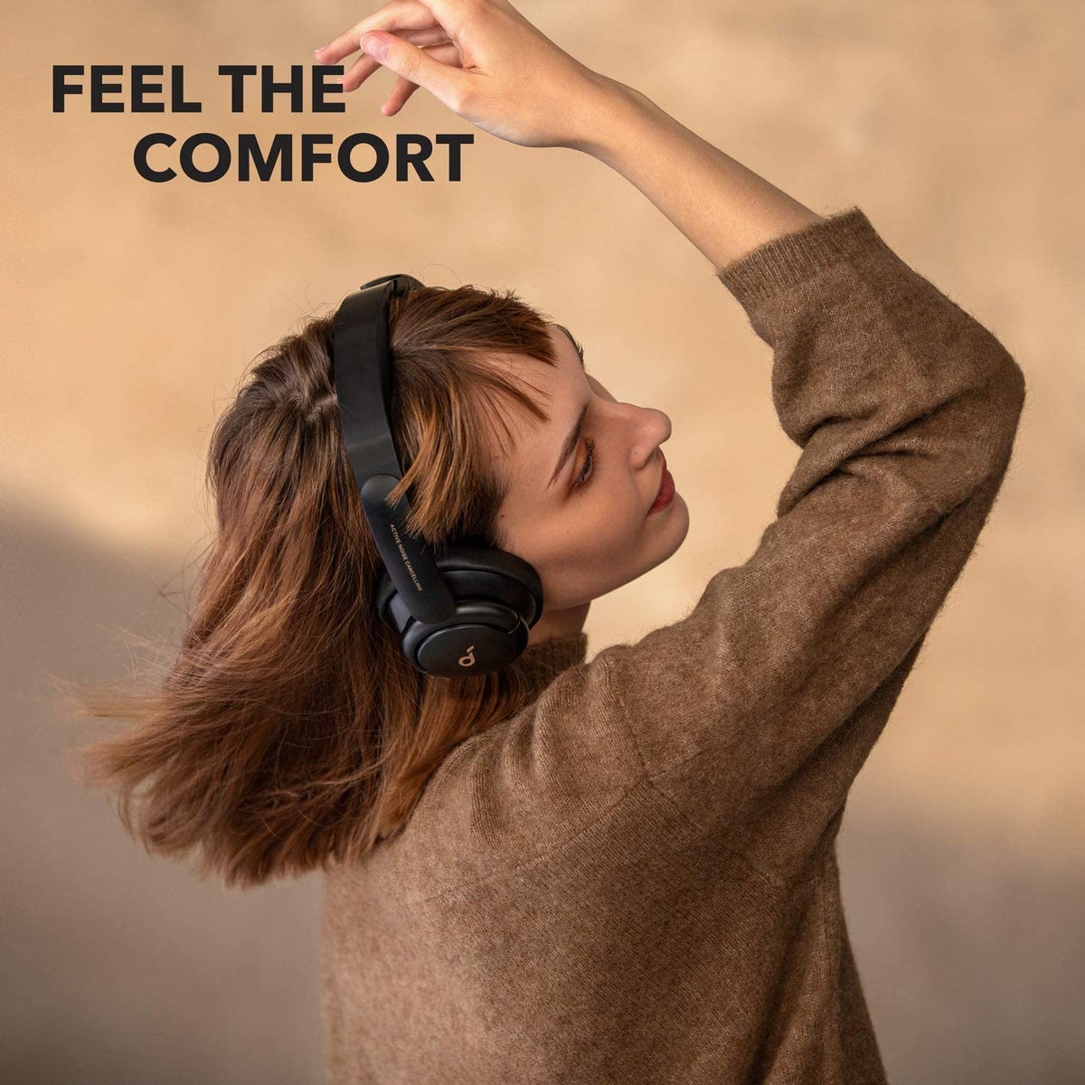 Soundcore Q30 by Anker Hybrid Active Noise Cancelling Headphones with Travel Pouch - Black