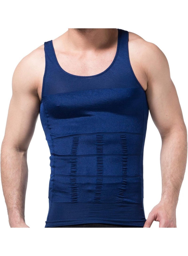 ناكسوس قميص داخلي رجالي من NAKXUS لتنحيف الجسم، قميص رياضي ضاغط، قميص داخلي لتنحيف الجسم، قميص داخلي لشد عضلات البطن - Image 2