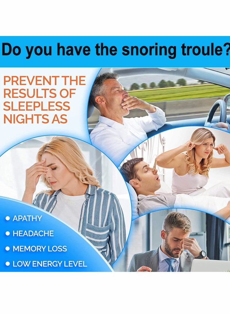 KASTWAVE Automatic Anti Snoring Devices & Air Purifier Filter, Snoring Solution, Sleeping Breath Aids, Nasal Dilator Nose Vents Plugs - Image 2