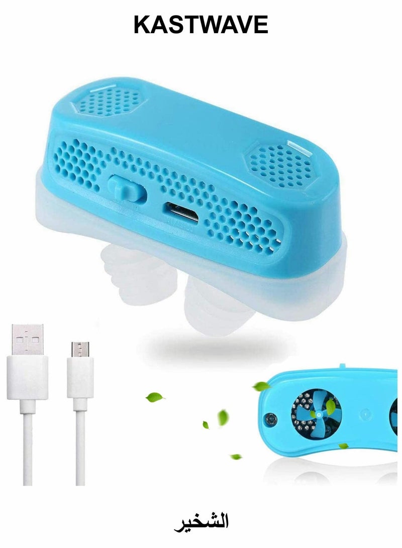 KASTWAVE Automatic Anti Snoring Devices & Air Purifier Filter, Snoring Solution, Sleeping Breath Aids, Nasal Dilator Nose Vents Plugs - Image 1