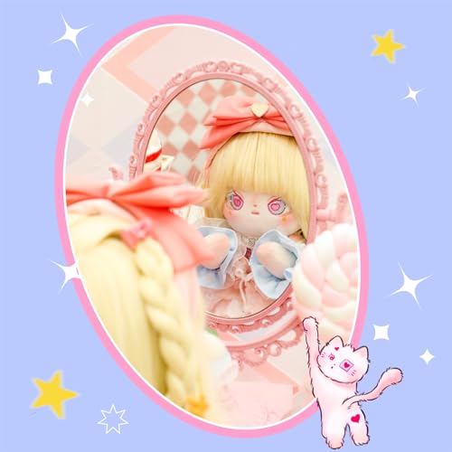 CALEMBOU Plush Doll, 30 cm Cotton Dolls with Skeleton, Soft Anime Plush Dress Up Dolls, Kawaii Stuffed Toys Gift Come with Doll Clothes - Image 4