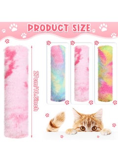 Civaner 6 Pcs Catnip Toys Interactive Cat Kicker Toy Plush Fabric Cat Kick Toy Sticks Chasing Chewing Exercising Catnip Filled Cat Toys Cat Chew Toy For Puppy Kitty (Candy Color, 10.6 Inch)  - Image 2