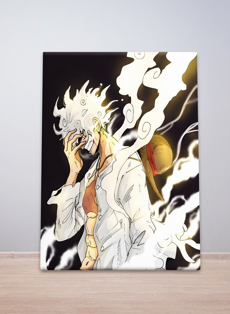 مودكلاس لوحة ون بيس الجوي بوي جدارية إطار خشبي - Image 2