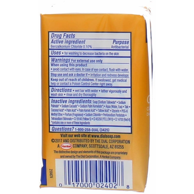 Dial Bar Soap Gold 4 Ounce 3 Count Advanced Clean Antibacterial - Image 2