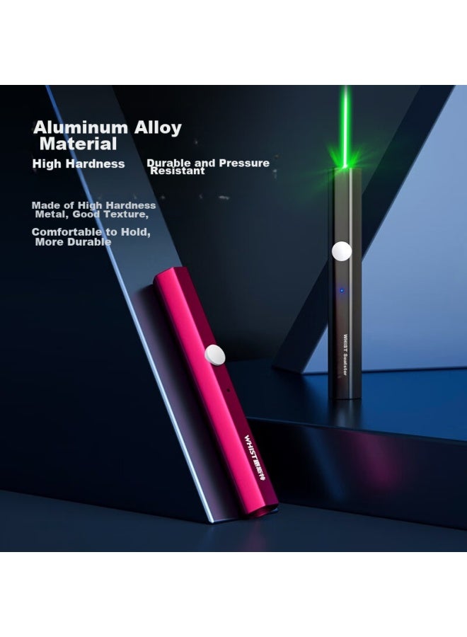 Whist Laser Pointer A6 Black Laser Pointer Green Light High-power Sales Office Sand Table Laser Light Astronomical Star-guiding Teaching Laser Flashlight Usb Rechargeable Pointer Teaching Pointer - Image 3