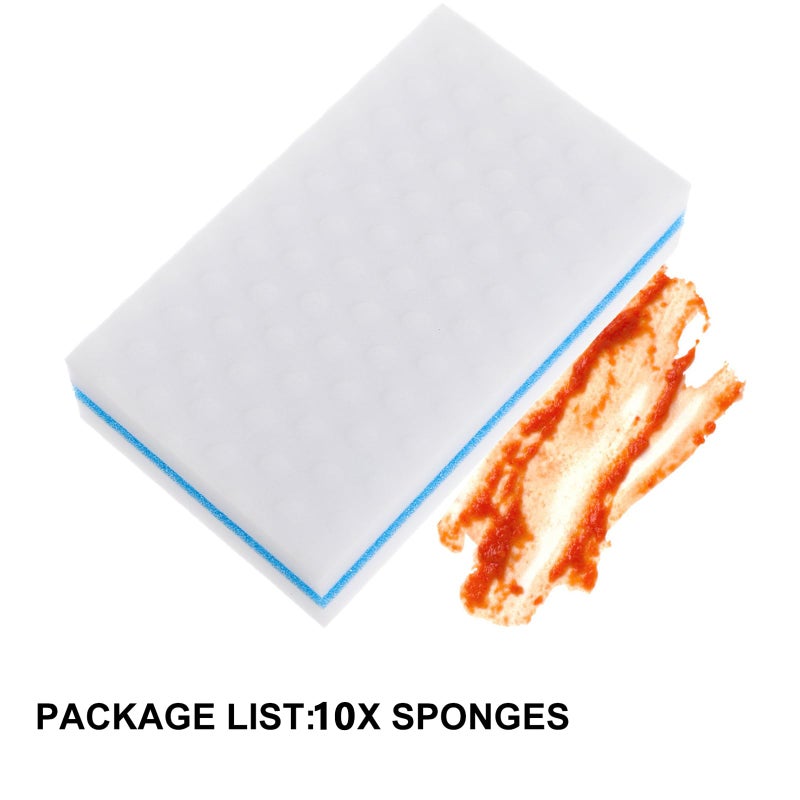 High Density 3 Layer Nano Sponges Reusable Dish Scrubbers Kitchen Multi Surface Cleaning - Image 4