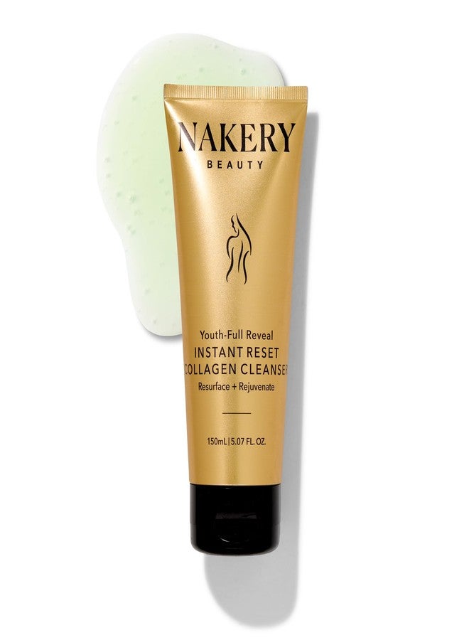Nakery Face Cleanser for Women, Youth Revealer Facial Wash with Collagen, 10-in-1 Exfoliating Moisturizer for Dry and Textured Skin, Hydrating Formula for Smooth Plump Complexion - Image 1
