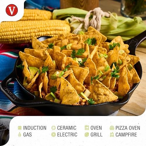 Victoria 10-Inch Day of the Dead La Catrina Cast Iron Skillet, Dia de los Muertos Seasoned Cast Iron Frying Pan with Long Handle, Made in Colombia - Image 3