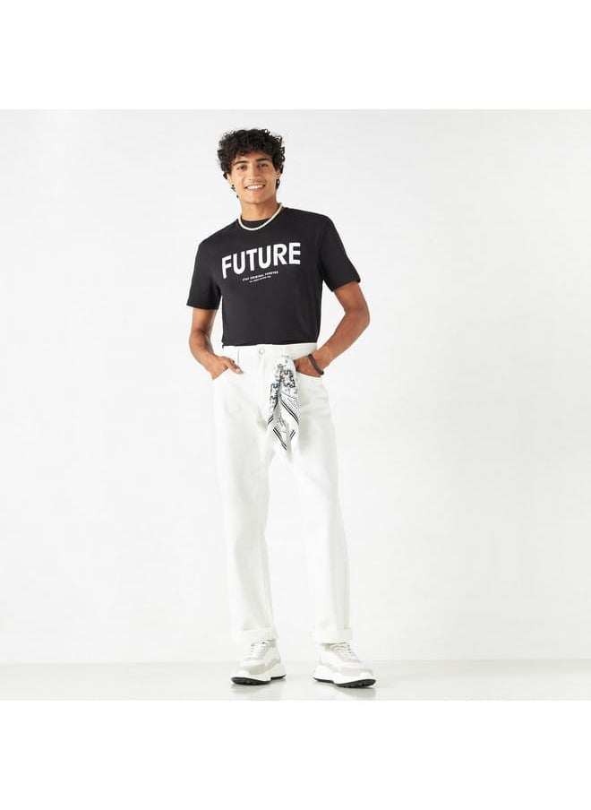 Lee Cooper Lee Cooper Solid Jeans with Pockets  - Image 2