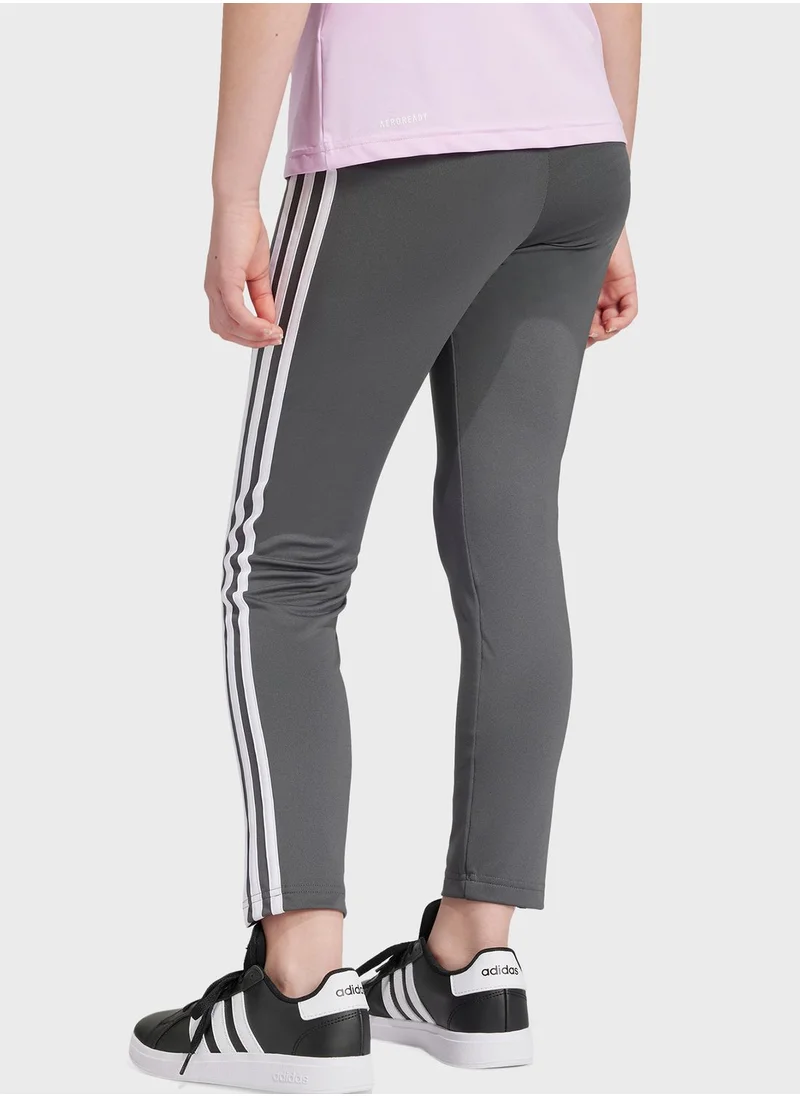 Adidas Kids Train Essential 3 Stripes Tights