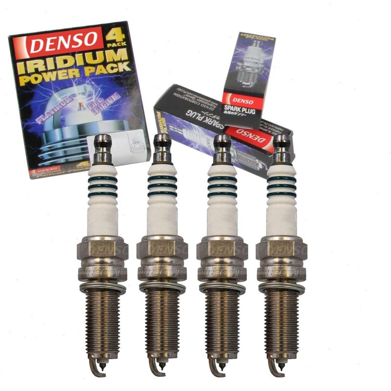 4 pc DENSO Iridium Power Spark Plugs compatible with Kia Optima 20L 24L L4 20132015