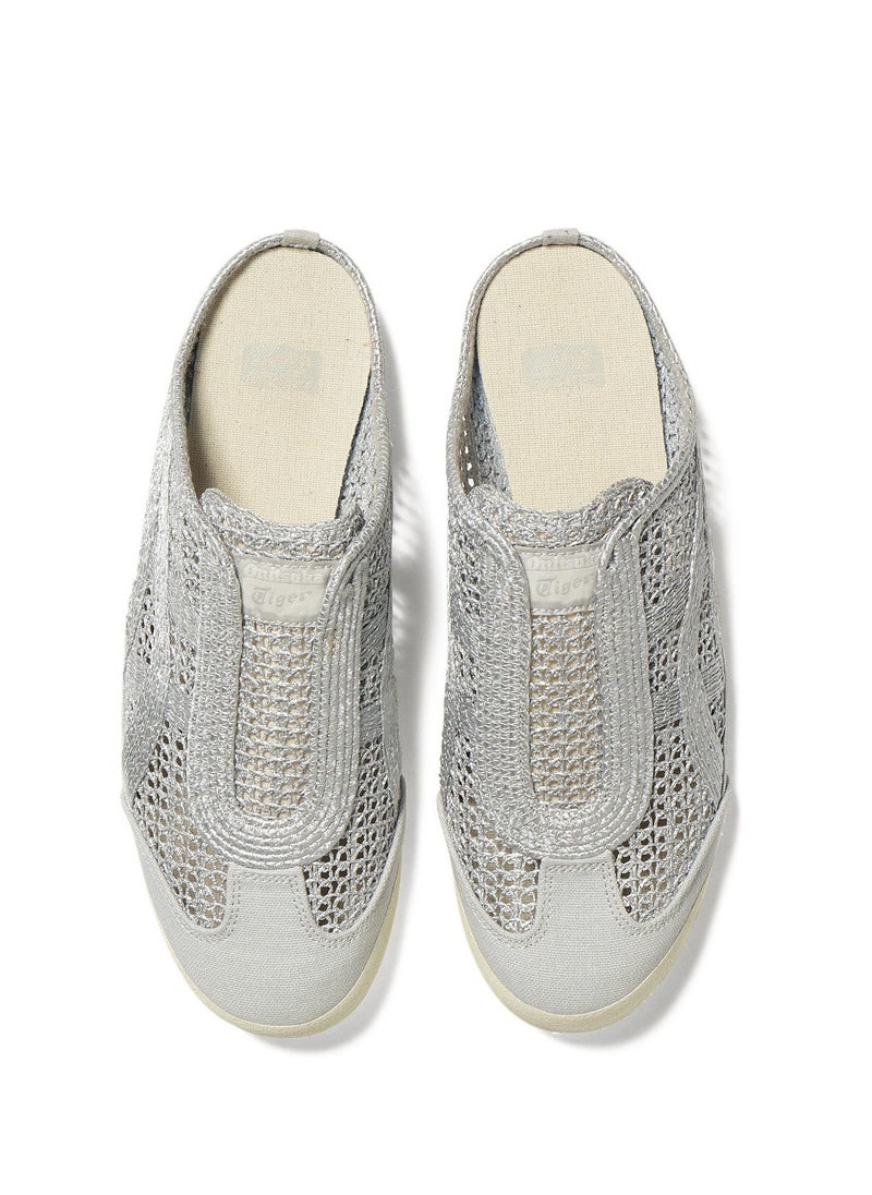 Onitsuka Tiger Sabot Slip-On Athlesiure Sandals Silver For Men/Women/Students  - Image 3