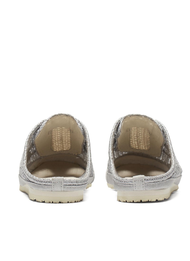 Onitsuka Tiger Sabot Slip-On Athlesiure Sandals Silver For Men/Women/Students  - Image 4