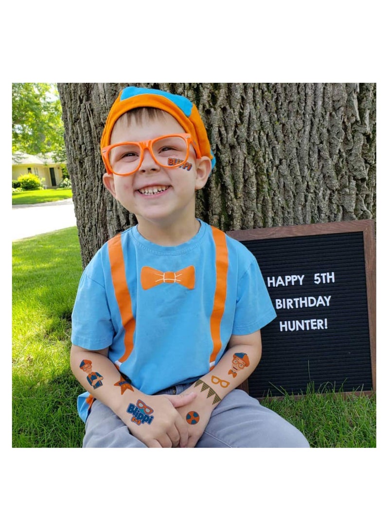 SYOSI Temporary Stickers for Party Supplies Kids 4 sheets Favors Birthday Decorations  - Image 3