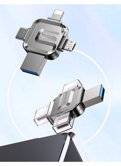 Yesido 4 in 1 64 GB USB Flash Drive, Lightning, Mirco USB, Type-C  - Image 2
