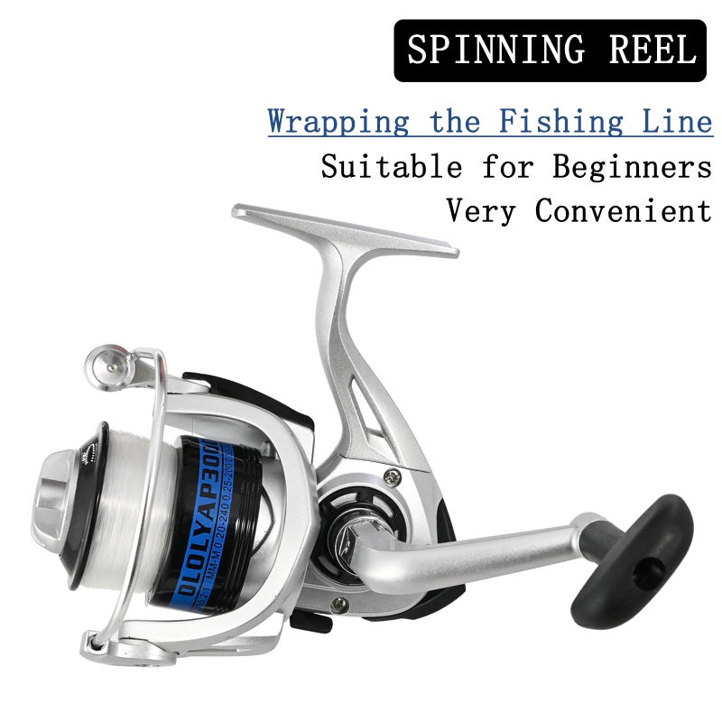 OLOLYAP Fishing Pole Combo Set 6.9ft 2PCS Telescopic Fishing Rod and Reel Combo with Fishing Pliers and Lip Gripper Collapsible Fishing Rod and Reel Kits for Bass - Image 4