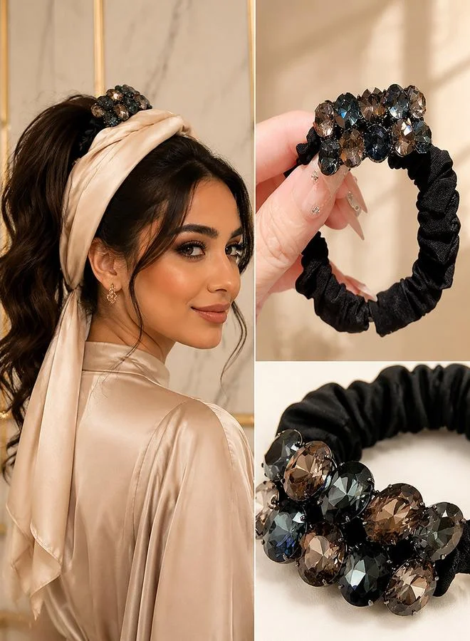 Take Two  Embellished Scrunchies for Women | Best Price UAE