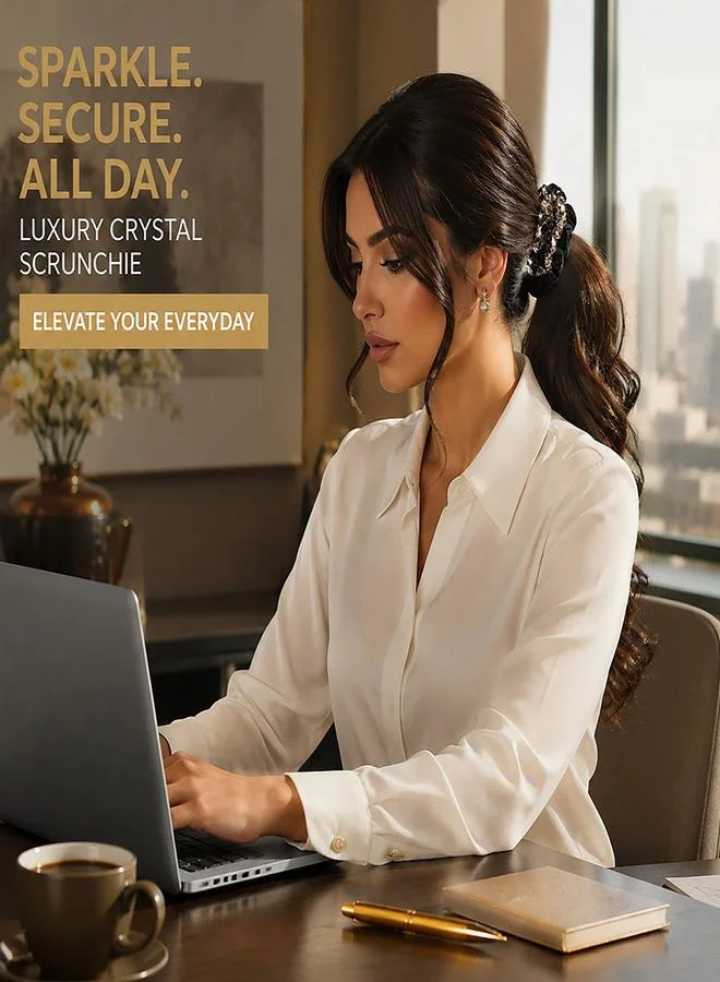 Take Two  Embellished Scrunchies for Women | Best Price UAE