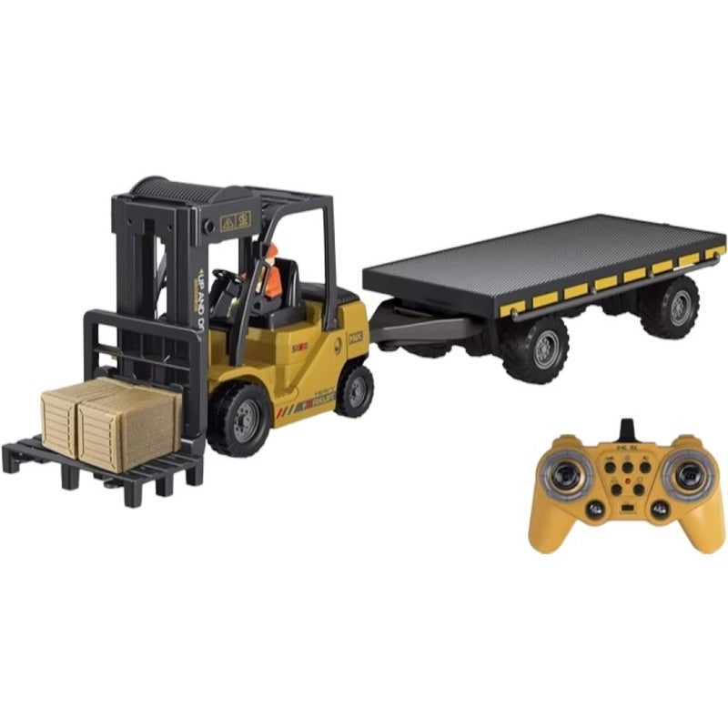 Flatbed Forklift Scale 1/24 With Remote Control - QH9014 - Image 1