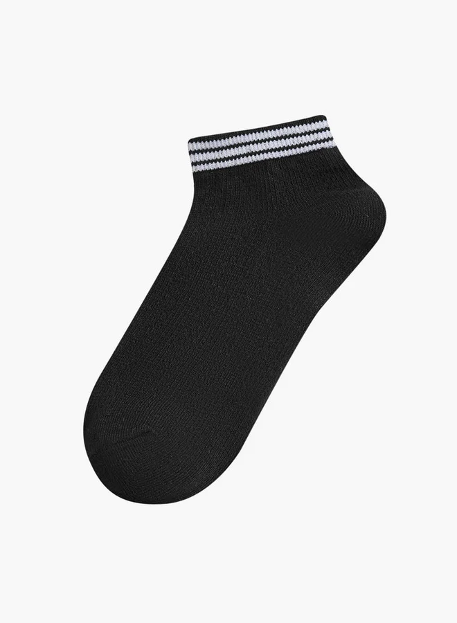 فلورا بيلا من شو إكسبرس جوارب  من  بطول الكاحل بنقوش - عبوة من  قطع