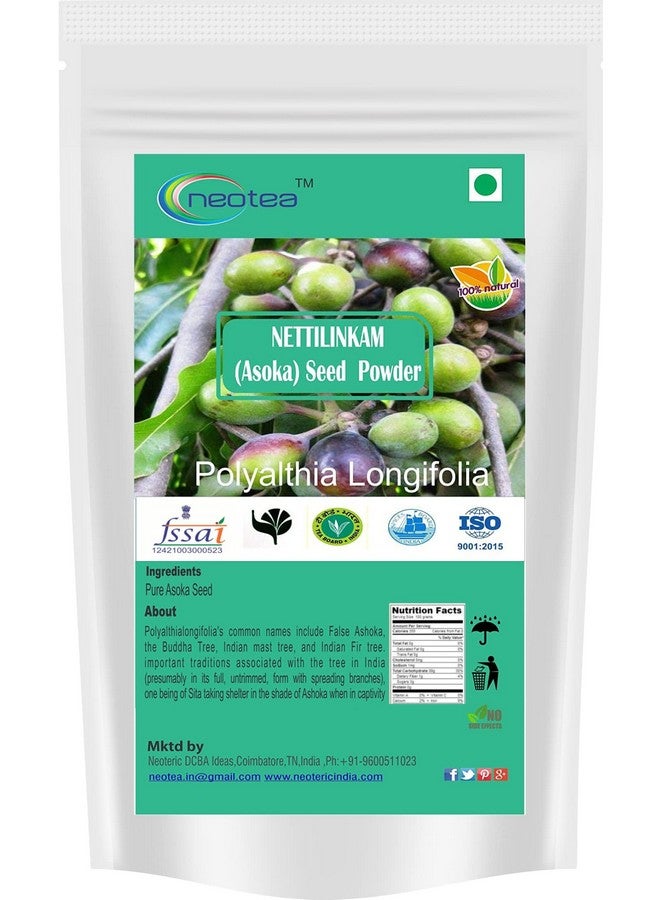Neotea Nettilinkam Ashoka, Polyalthia Longifolia Seed Powder, 300 G - Image 1