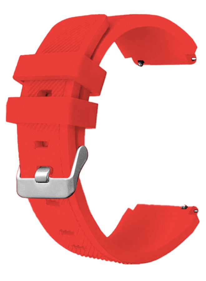 CATANES (for Huawei GT4 22mm) Silicone Strap,Sport Wristband Strap Adjustable Silicone Sport Band Red - Image 1