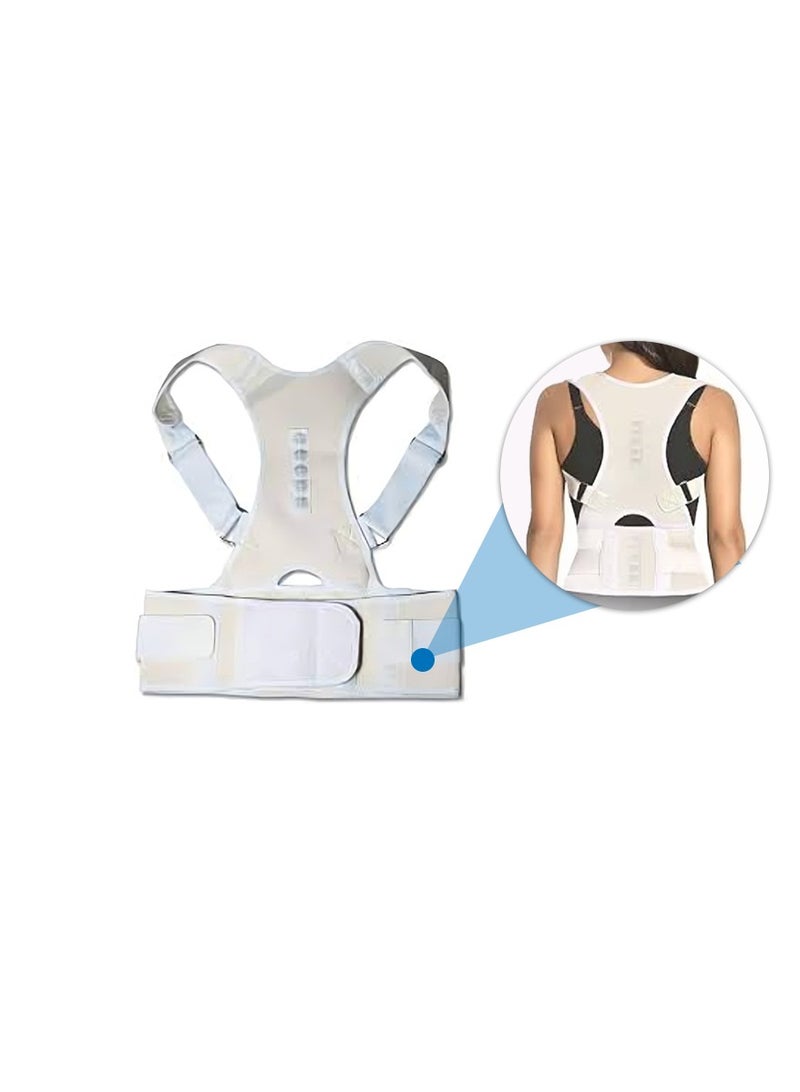 Relax Smart Medical Back and Shoulder Support Corset – Posture Corrector Brace to Relieve Pain, Correct Curvature, and Improve Spine Alignment for Men & Women - Image 1