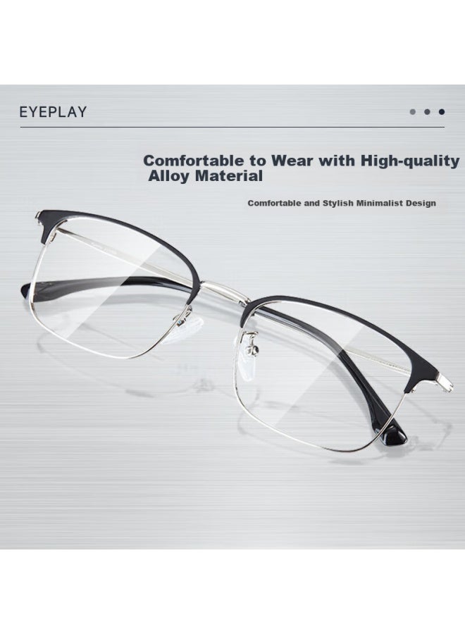 Eyeplay Blue Light Blocking Radiation-proof Myopia Eyebrow Gl, Lightweight Comfortable Computer Gl, Prescription Available, Professional Eyewear, Back To School - Image 2