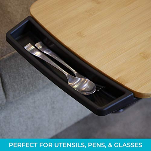 Stander Utensil Compartment Accessory, Compatible with Stander's Omni-Tray and the Signature Life Independence Tray Table, Black - Image 2