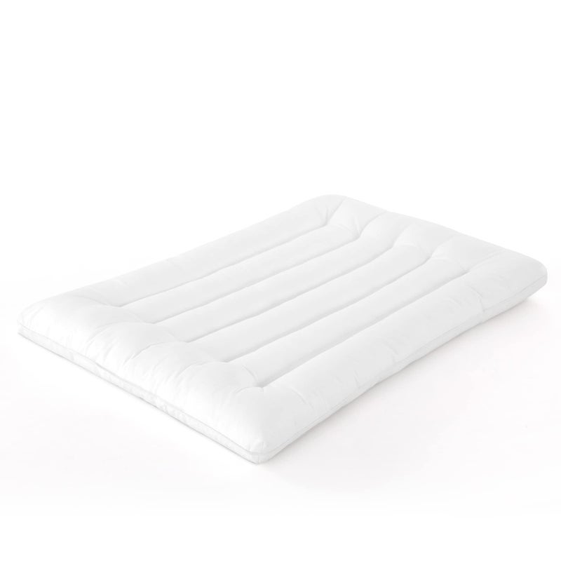 HOMBYS Ultra Thin Flat Pillow for Sleeping, Thin Pillow for Back Sleeper, Supportive Stomach Sleeping Pillow, Slim Bed Pillow, Machine Washable-Standard Size 18x26, White - Image 1