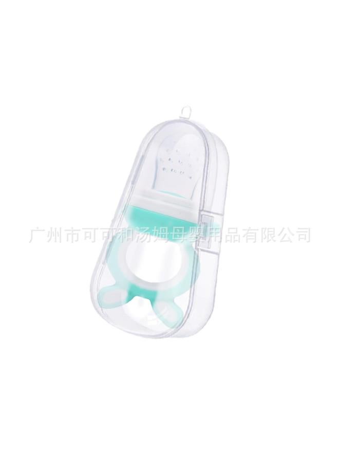 Cartoon Baby Teether Stick Fruit And Vegetable Bite Music Fruit Food Supplement Bite Music Silicone Mesh Bag Boxed Fruit And Vegetable Music