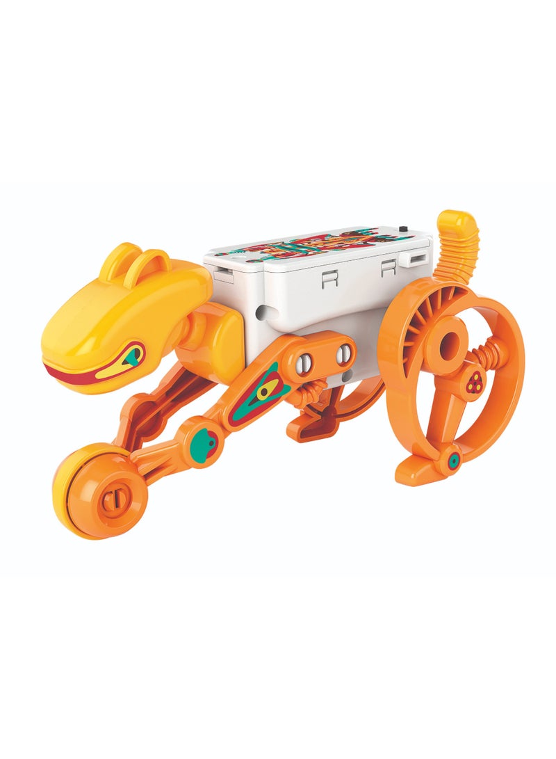 Clementoni روبوت أكشن رانر من كليمنتوني، يعمل بالبطارية | قم بتجميع الروبوت | ألعاب STEM | ألعاب علمية | لعبة تعليمية وتعلمية | هدية للأطفال وعشاق العلوم - Image 2