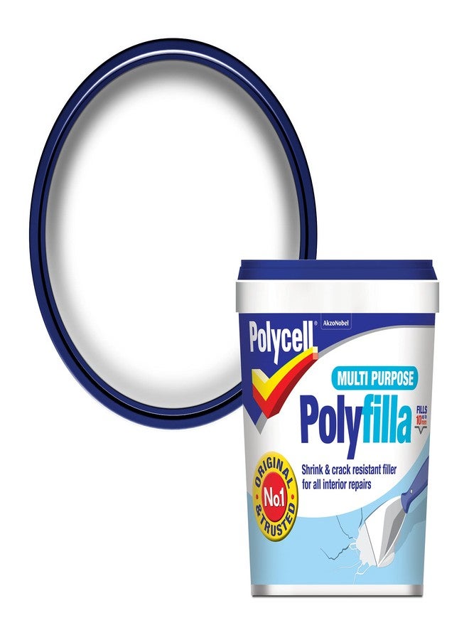 Polycell MPPR1KGS 1Kg Multi-Purpose Polyfilla Ready Mixed - Image 1