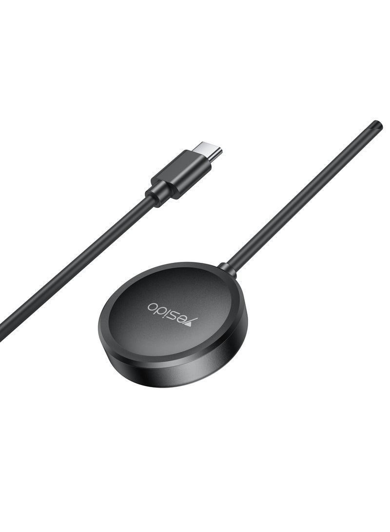 Yesido Magnetic Watch Charger for Samsung Type C Black-CA162 - Image 1