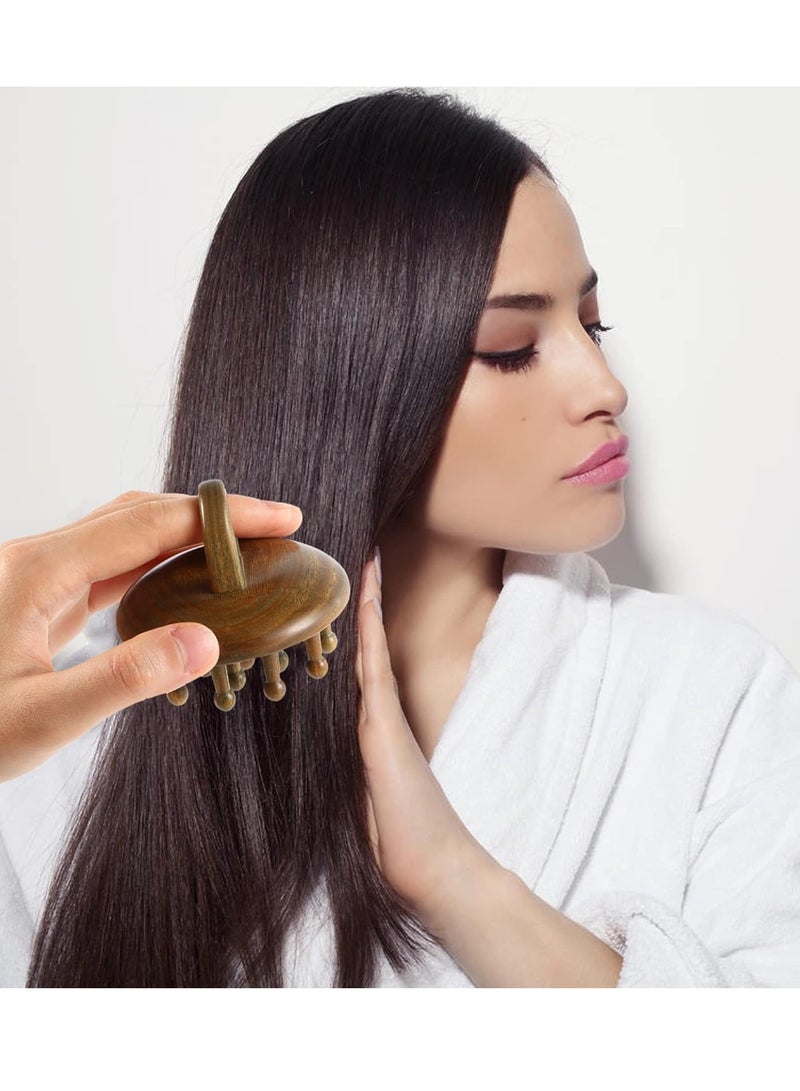 مجموعة مساج لفروة الرأس بخاصية التدليك اليدوي، مثالية لتخفيف التوتر والصداع، هدية رائعة للنساء، الأمهات، الجدات، والأخوات. - Image 5