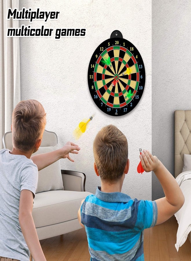 CUKU Dart Board - 12pcs Magnetic Darts - Excellent Indoor Game and Party Games - Gifts for 5 6 7 8 9 10 11 12 Year Old Boy Kids - Image 5