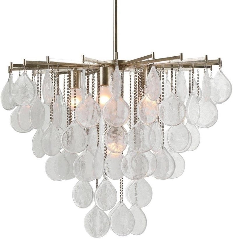 Uttermost Goccia  6 Light Tear Drop Glass Pendant - Image 3