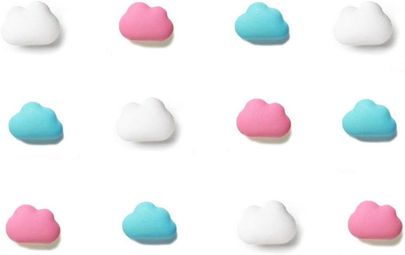 TabEnter Decorative Refrigerator Magnets, Perfect Fridge Magnets for House Office Personal Use (12Pcs Cloud) - Image 1