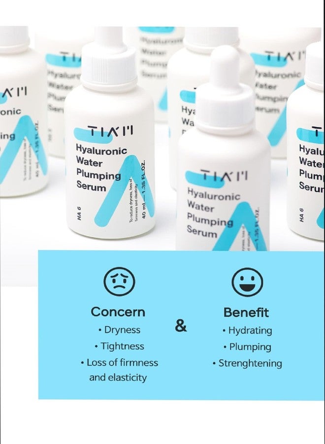 TIA'M TIAM Hyaluronic Acid Korean Serum 40 ml, K-Beauty Hydrating Face Serum with Panthenol, Moisturizing Korean Serum for Combination & Dry Skin - Image 2