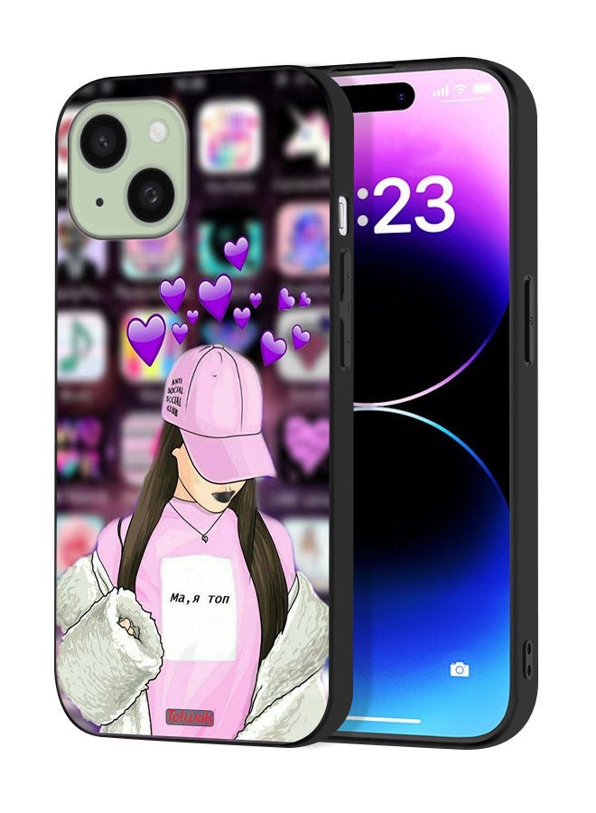 Tolwak Apple iPhone 15 Protective Case Cover Anti Social Club - Image 1