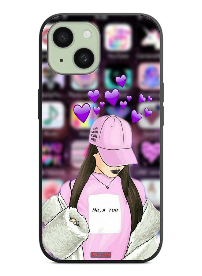 Tolwak Apple iPhone 15 Protective Case Cover Anti Social Club - Image 2