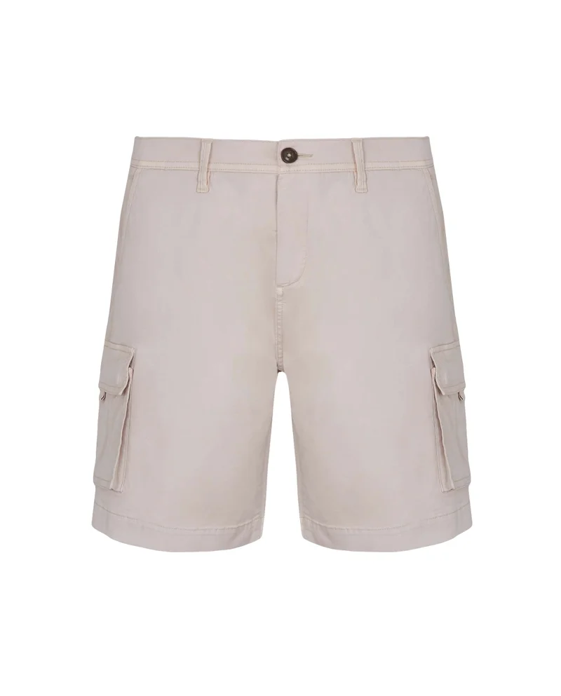 Camicissima BERMUDA WITH POCKETS COTTON TWILL BERMUDA GARMENT DYED