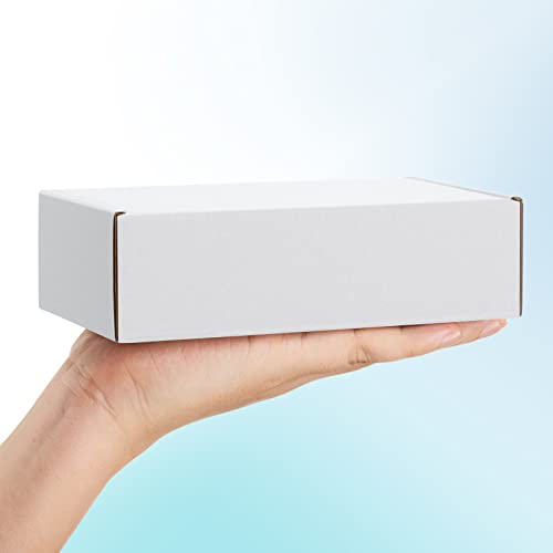Poever Shipping Boxes 7x5x2 inches White Small Mailing Boxes 25 Pack Cardboard Corrugated Box Mailers - Image 4