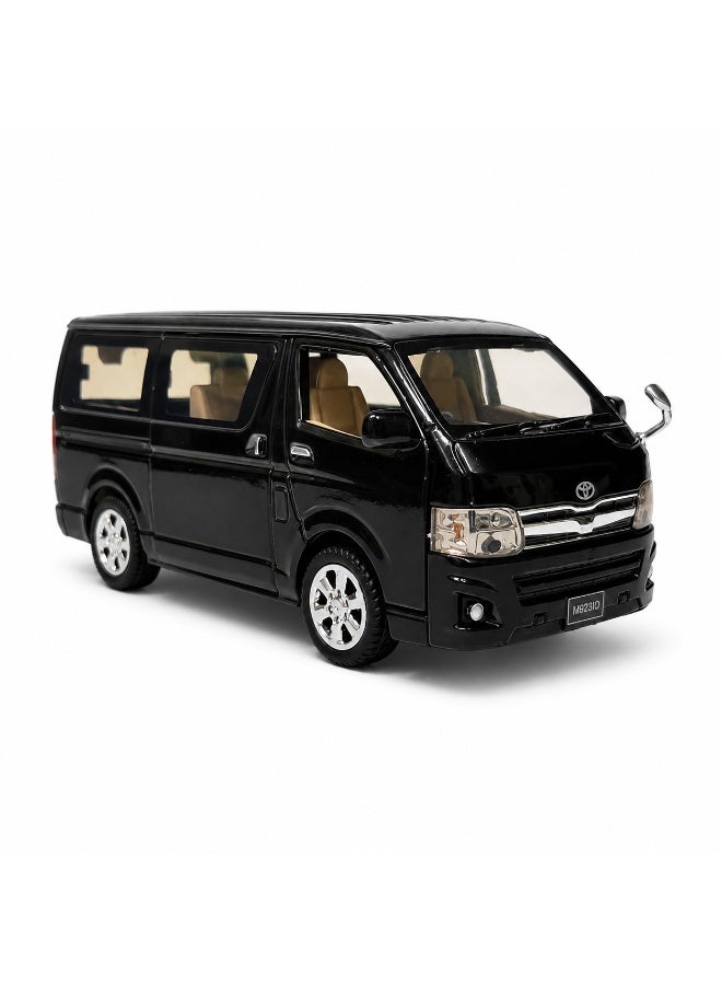 CGS 1:32 Scale Die-Cast Microbus Model with Realistic Details – Black - Image 2