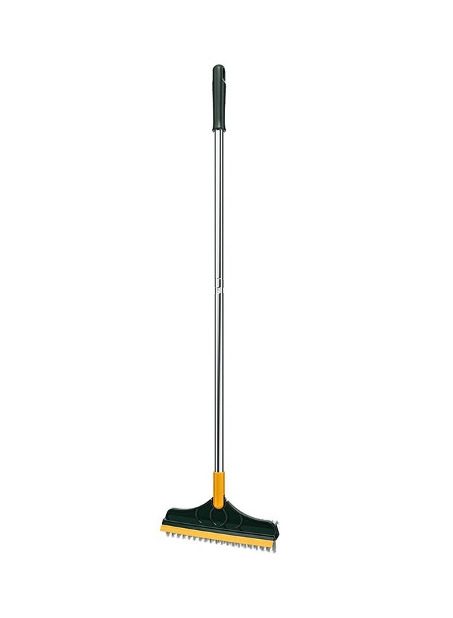 3 in 1 Broom, Floor Brush with 100cm Long Handle, 180° Rotating Brush Head, Suitable for Cleaning Bathroom, Kitchen, Glass, Courtyard, Green - Image 1