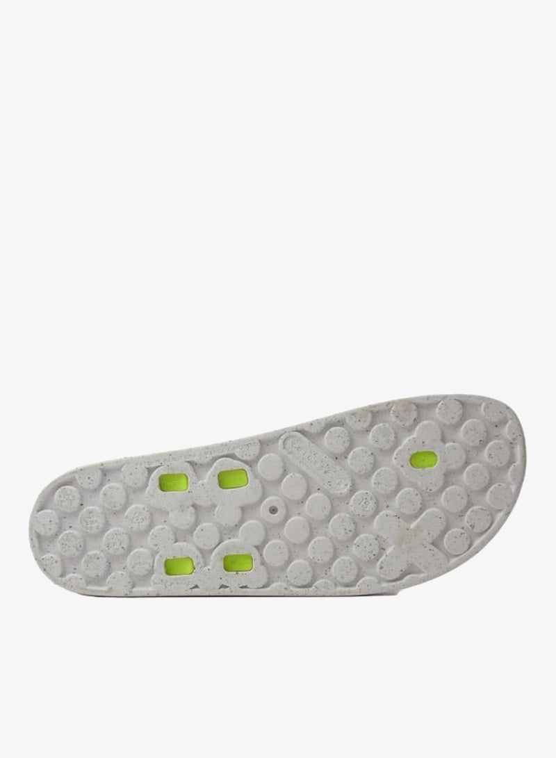 Voices Smooth Stone Women'S Anti Slip Sole  Colored Strap Sandals - White/Yellow - Image 5