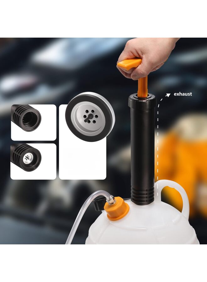 Generic 6L Manual Vacuum Oil Extractor Pump - Fluid Extractor for Automotive and Marine Oil Change  - Image 3